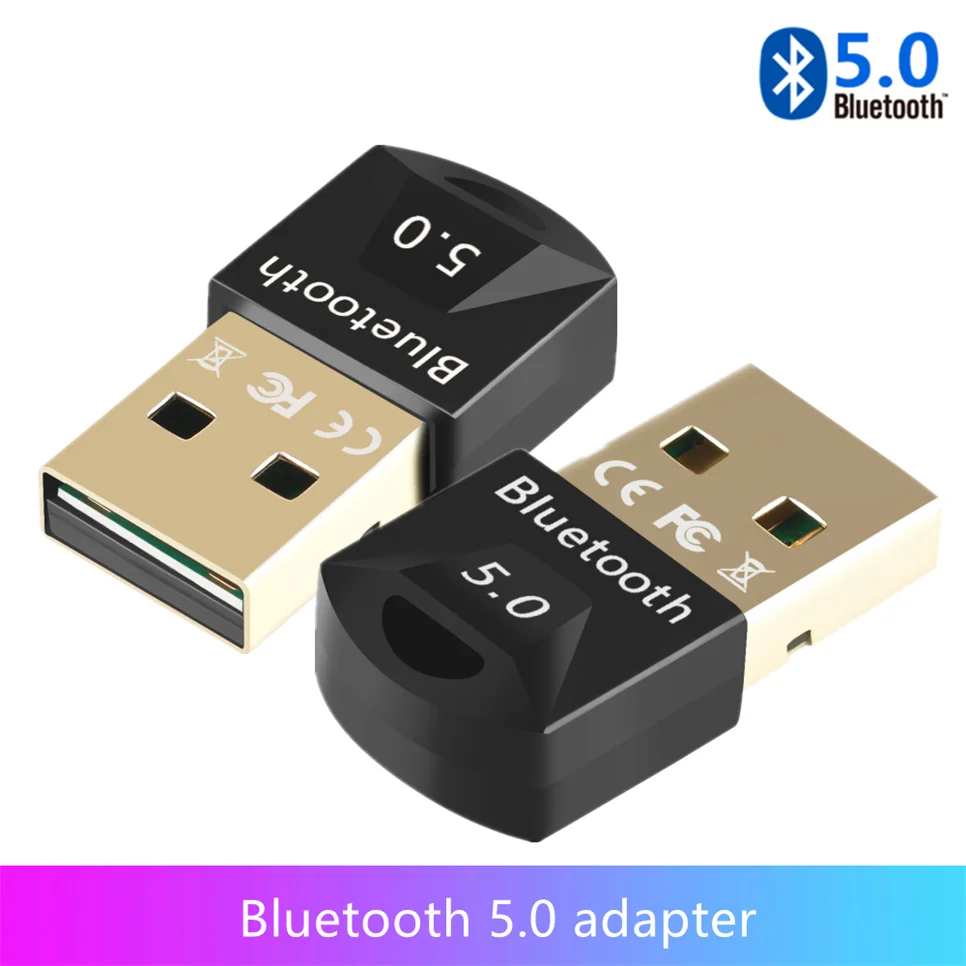 

USB Bluetooth 5,0 caixa de som bluetooth адаптер приемник беспроводной Bluetooth Dongle высокоскоростной передатчик беспроводной USB адаптер
