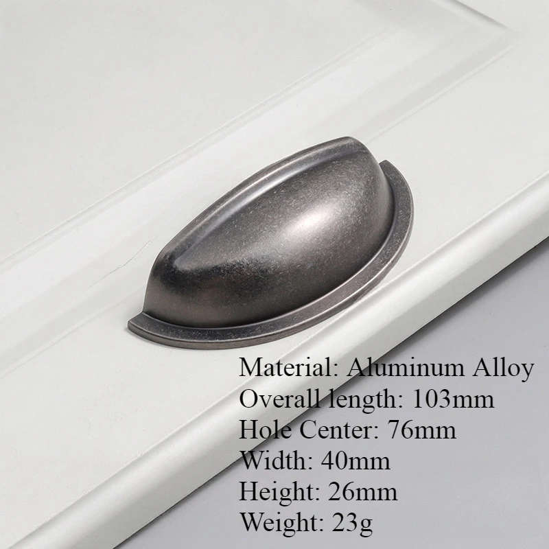 Винтажная алюминиевая ручка шкафа, дверная ручка шкафа и ручка, ручки для кухонного ящика, дверные ручки шкафа для мебельной фурнитуры