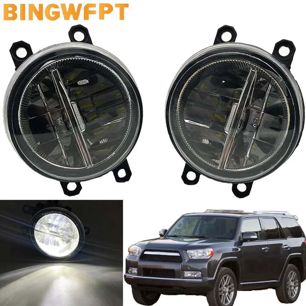 

2PCS LED Fog Lights Fog Lamps Light For Toyota 4Runner 2010-2020 For Toyota Camry V55 V50 V40 Corolla RAV4 Avensis, Lexus IS GS