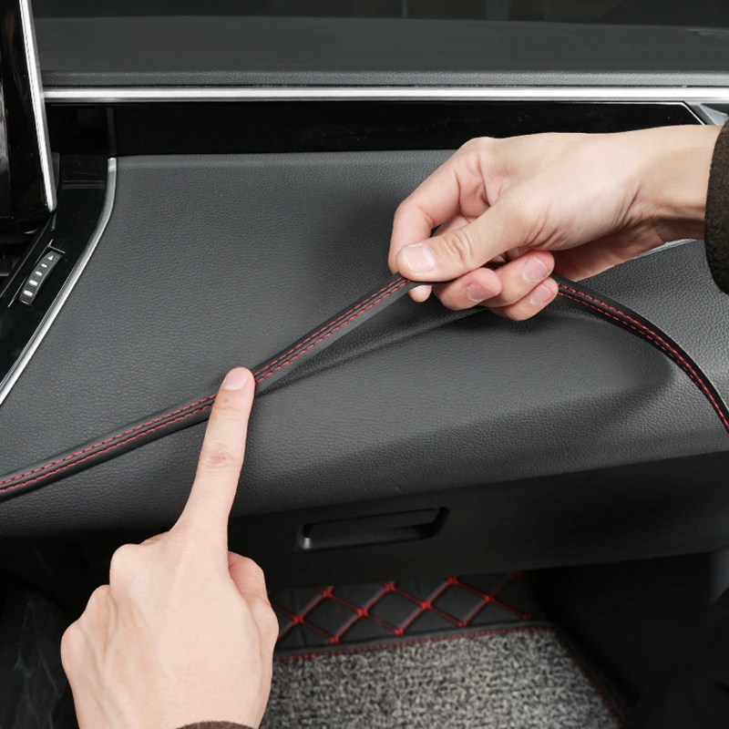 Кожаная декоративная линия на дверную панель автомобиля наклейка для renault trafic seat