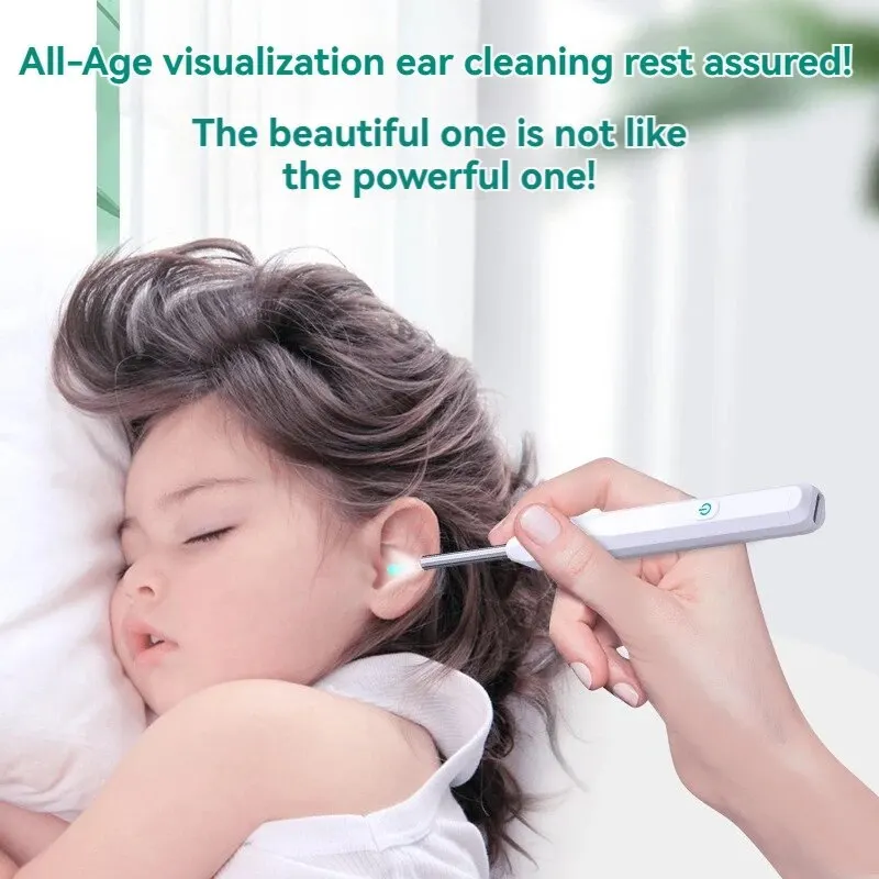 Беспроводное решение для ухода за ушами BeeChip с отоскопом освещением 1296P HD