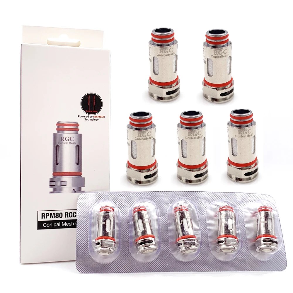 

RPM80 Coil RGC 0.17ohm Conical Mesh Coils Head for Dragon RPM80 RPM40 Pro Kit