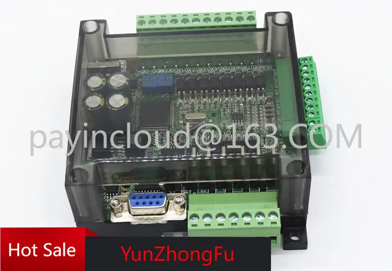 

High Speed FX1N FX2N FX3U-14MT/10MT PLC Industrial Control Board 6AD 2DA with Shell and RS485 RTC Real Time Clock