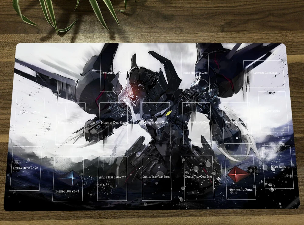 

YuGiOh Odd-Eyes Rebellion Dragon TCG Mat Trading Card Game Mat CCG Playmat Rubber Mouse Pad Desk Table Play Mat Free Bag 60x35cm