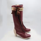 Аниме-костюм фиолетовых персонажей Evergarden, реквизит, обувь для косплея, ботинки