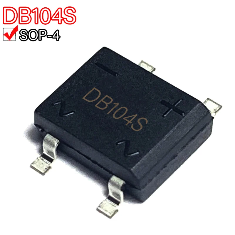 20 шт., DB104S, DB105S, DB106S, DB107S, DB157S, DB207S, SOP-4