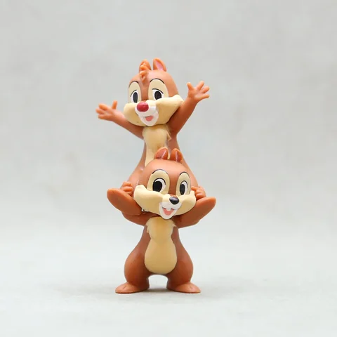 7 см Disney Kawaii Donald Duck Chip Dale, экшн-фигурка, мини-модель, игрушка для хобби, подарок на день рождения, украшение для торта, вечеринки, детская очаровательная кукла