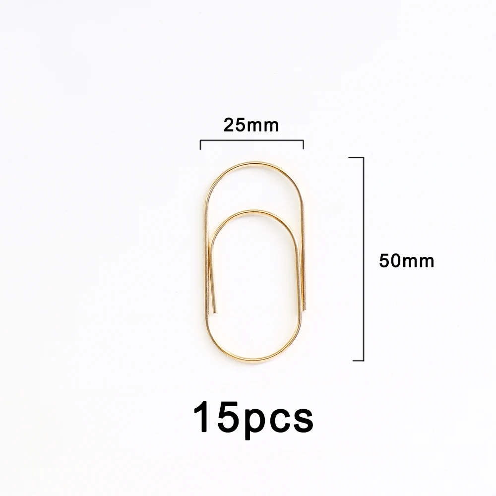 

Большие пластиковые скрепки ALLTU 4 цвета