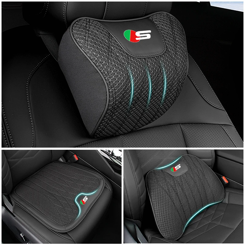 Автомобильная подушка для сиденья дышащая подголовник поясничная S-Type F-Type X-Type
