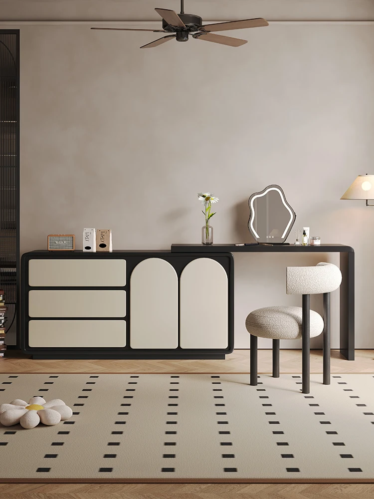 

Шкаф для хранения в ретро стиле из массива дерева, шкаф для хранения в спальне, античный Телескопический угол в туалетном столике