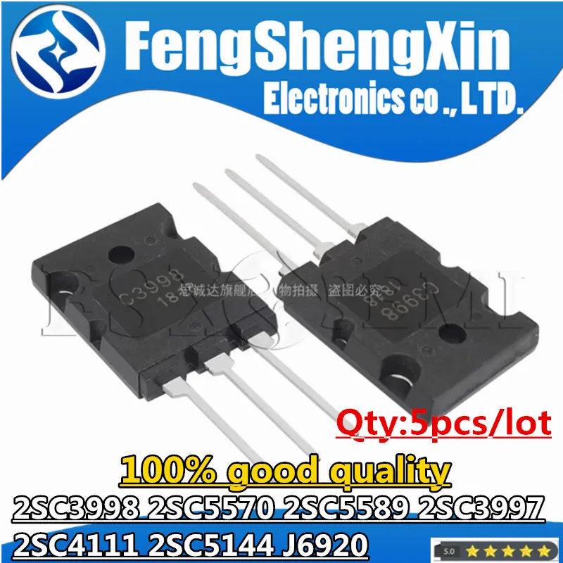 5 шт. 2SC3998 2SC5570 2SC5589 2SC3997 2SC4111 2SC5144 J6920 C3998 C5570 C5589 C3997 C4111 C5144 TO3PL