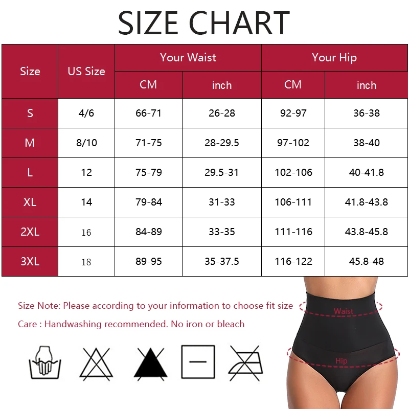 High Waist Tummy Control Panties Women Briefs Shaper Butt Lifter Slimming Underwear Smooth Belly Shaping Cincher Body Shaper
