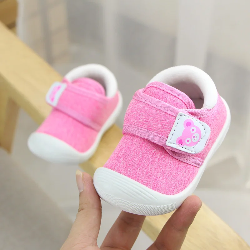 

Baby Girls Boys First Walker Kid Girl Infant Toddler Bear Cotton Shoes 16-21 0-2years 3colors phxl01
