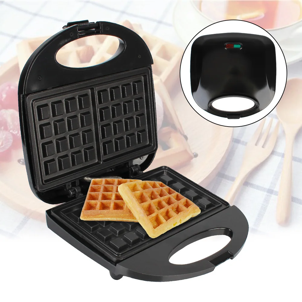

Egg Cake Oven Cooking Electric Waffles Maker EU Plug Iron Waffles Pot Baking Pan 750W Breakfast Machine