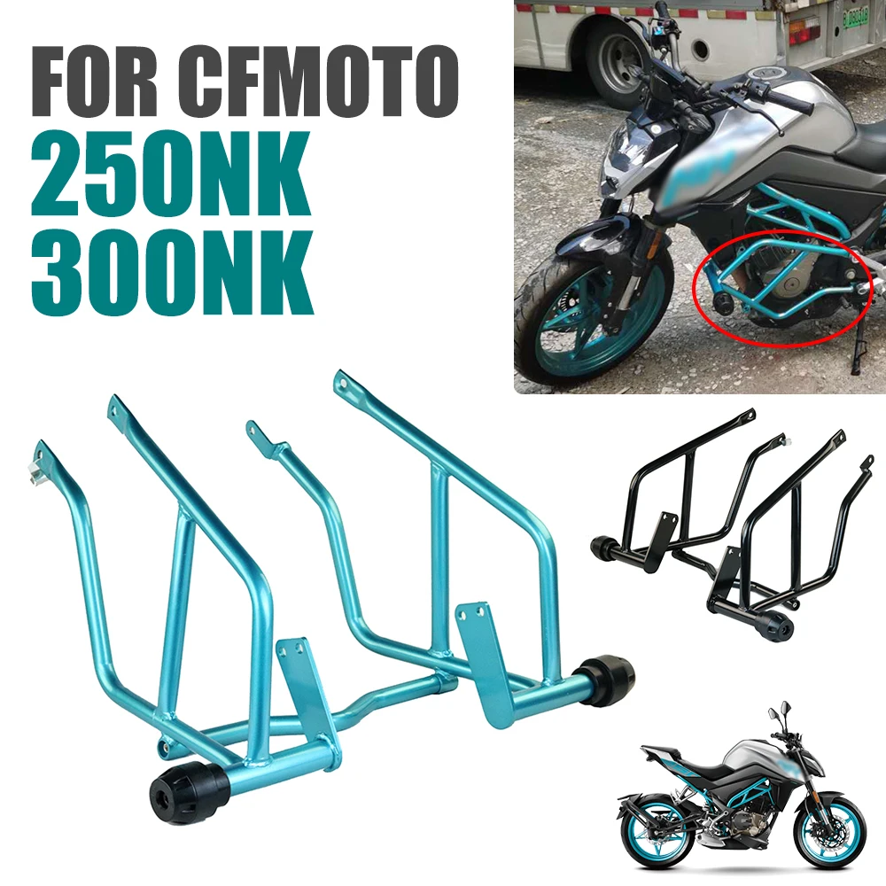 For CFMOTO CF MOTO 250NK NK300 NK250 300NK 250 300 NK Motorcycle Engine Guard Bumper Crash Bars Stunt Cage Frame Body Protector