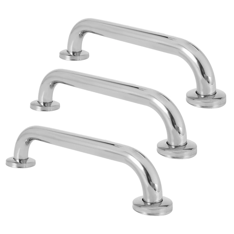 

3X New Bathroom Tub Toilet Stainless Steel Handrail Grab Bar Shower Safety Support Handle Towel Rack(30Cm)