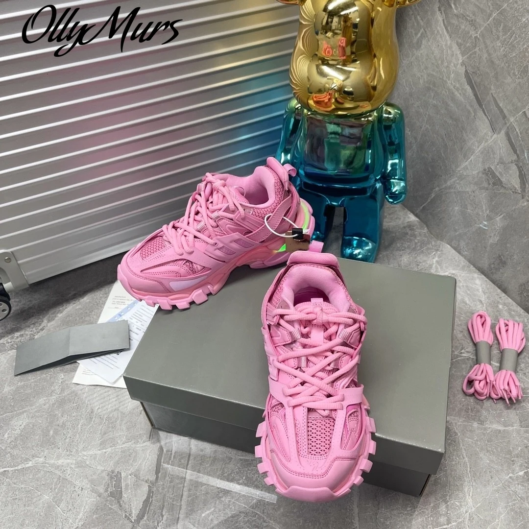 

Ollymurs Women Casual Shoes Fashion Genuine Leather Sneakers Leisure Flats Platform Shoes Breathable Trainers Sneakers Shoes