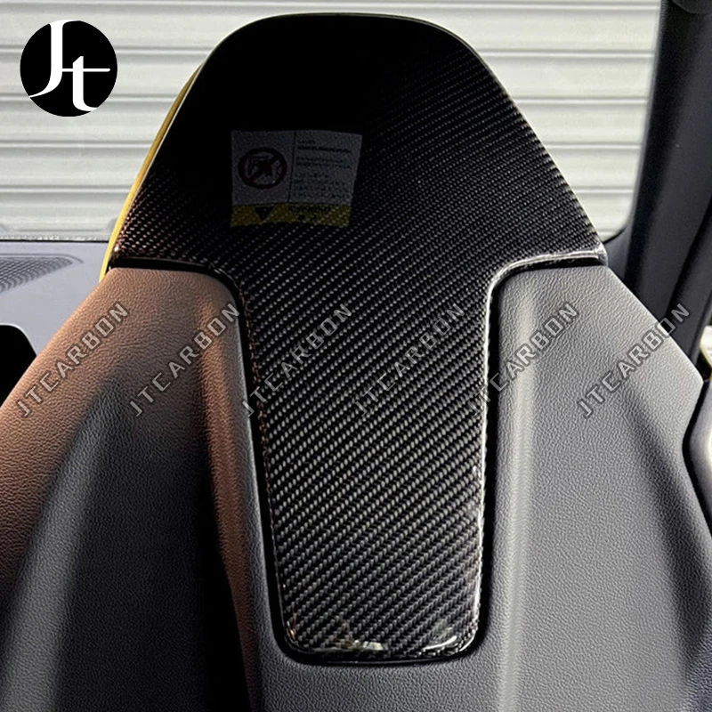 Сухие чехлы на внутренние спинки сидений автомобиля из углеродного волокна для