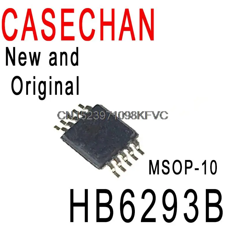 5 шт., новые и оригинальные светодиодные лампы HB6293, импульсная плата для зарядки литиевых батарей с двумя ячейками, IC HB6293B