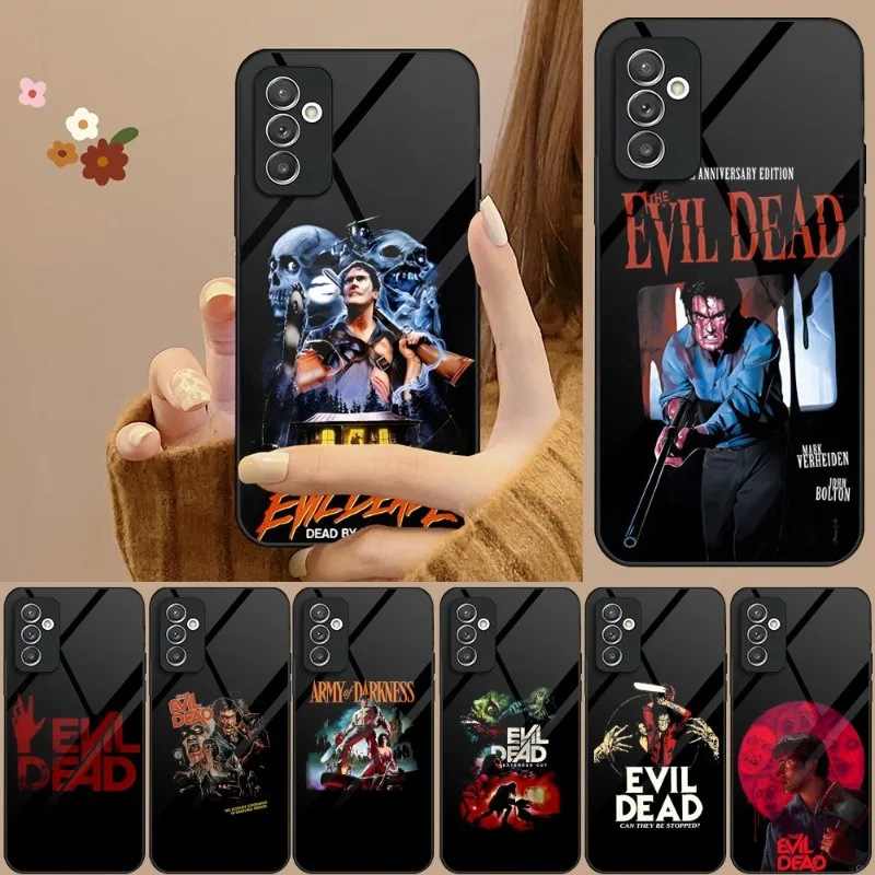 Evil Dead Horror Movie Phone Case Tempered Glass For Samsung S22 S21 S20 S30 Pro Ultra S7 S9 S8 S10E Plus Shockproof Back Cover