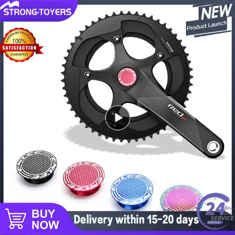 1~10PCS Bike Crank-Arm Cover Bicycle XT Hollw Crankset Screw Cap Aluminum Alloy Hollow One-piece Crankset Crank Dust Cover