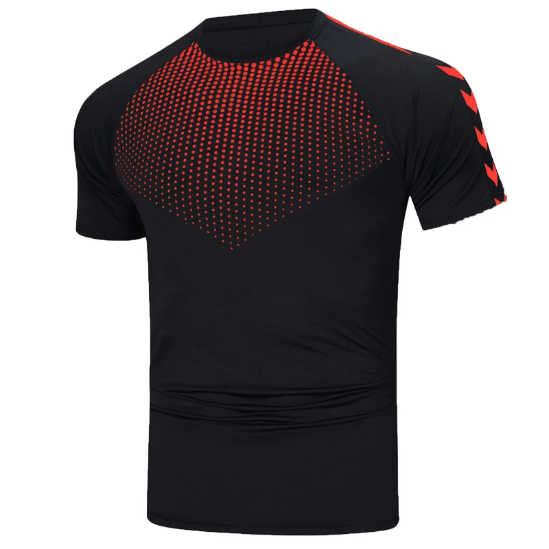 Футболка мужская компрессионная короткий рукав спортивная одежда для спортзала