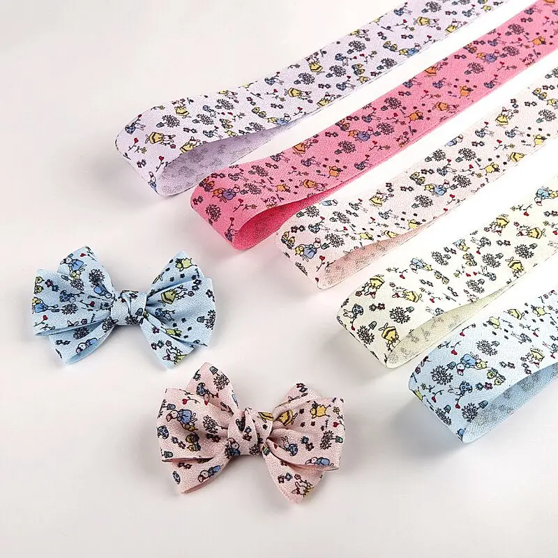 

9 ярдов, 25 мм, 40 мм, лента с принтом в виде кролика, материалы для ручной работы «сделай сам», украшение для волос, банты, ремесла, подарки, упаковочный ремень