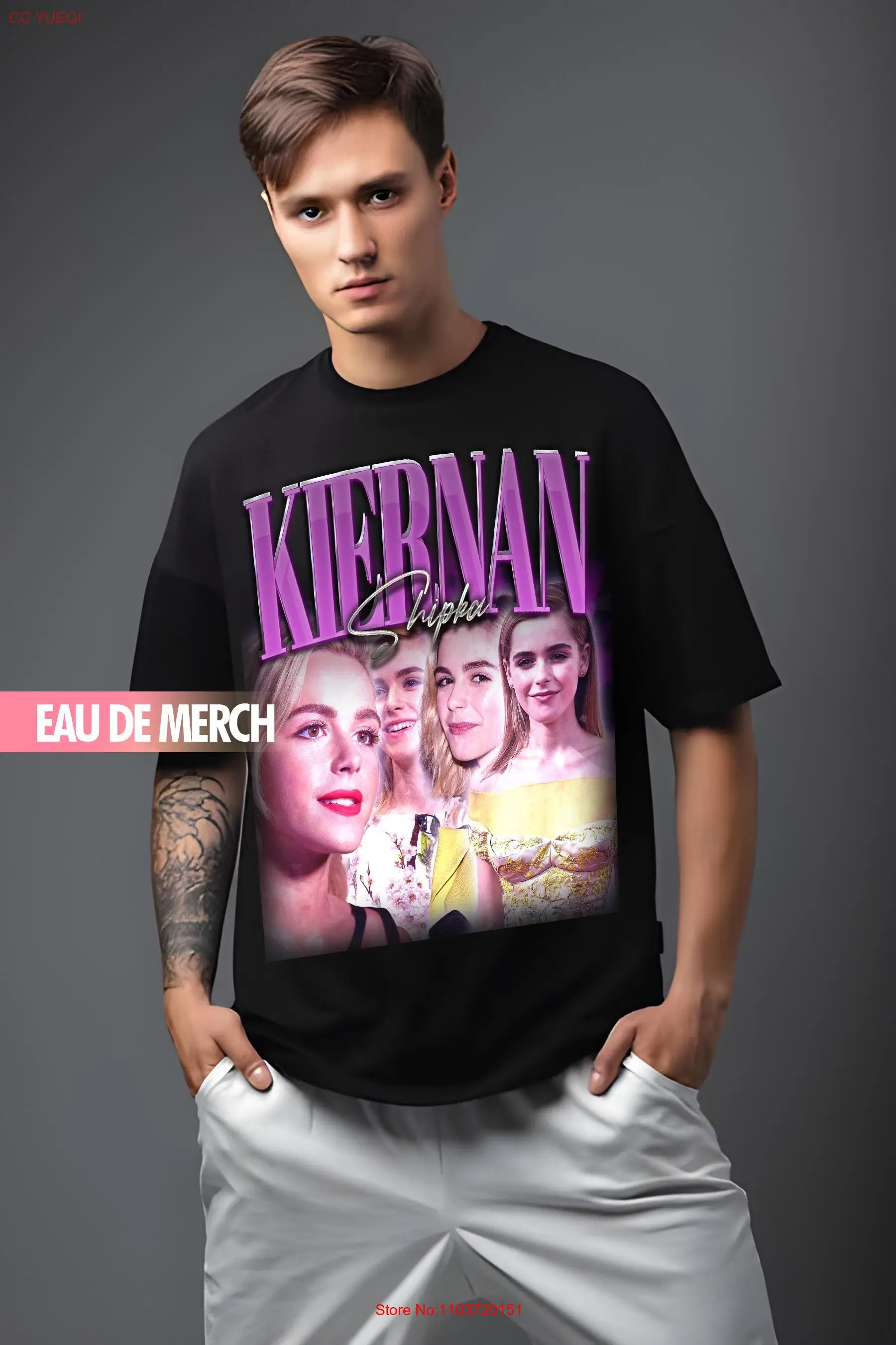 ФУТБОЛКИ KIERNAN SHIPKA Винтажная футболка 90-х Tribute Fan Merch Ретро с длинными или короткими