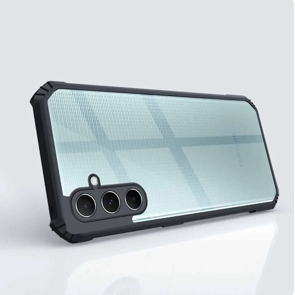 Чехол Sumsung m15 5G прозрачный акриловый магнитный держатель кольцо задняя крышка для