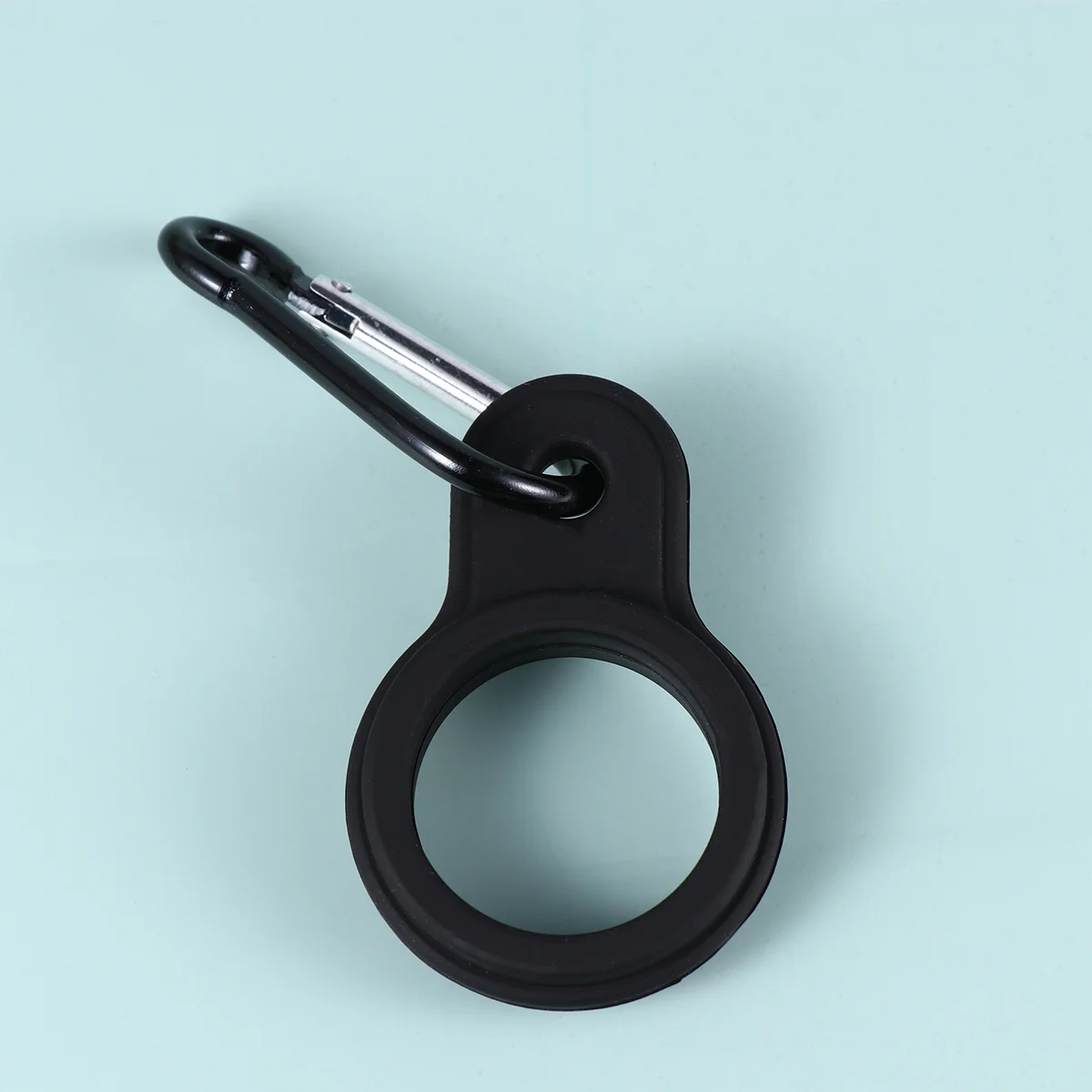 

10 Pcs Practical Hanging Buckle Silicone Ring Portable Water Bottle Carrier Clip Hook Buckle Holder Clip for Outdoor Climbing