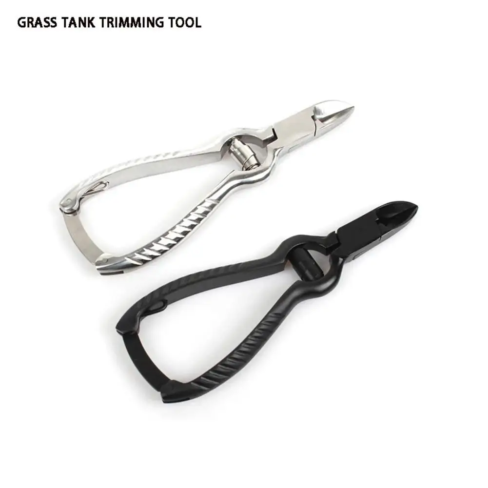 1 pc Aquarium Coral Straight Pliers Corrosion-resistant Stainless Steel Elbow Design Scissors Tweezers Fish Tank Tools