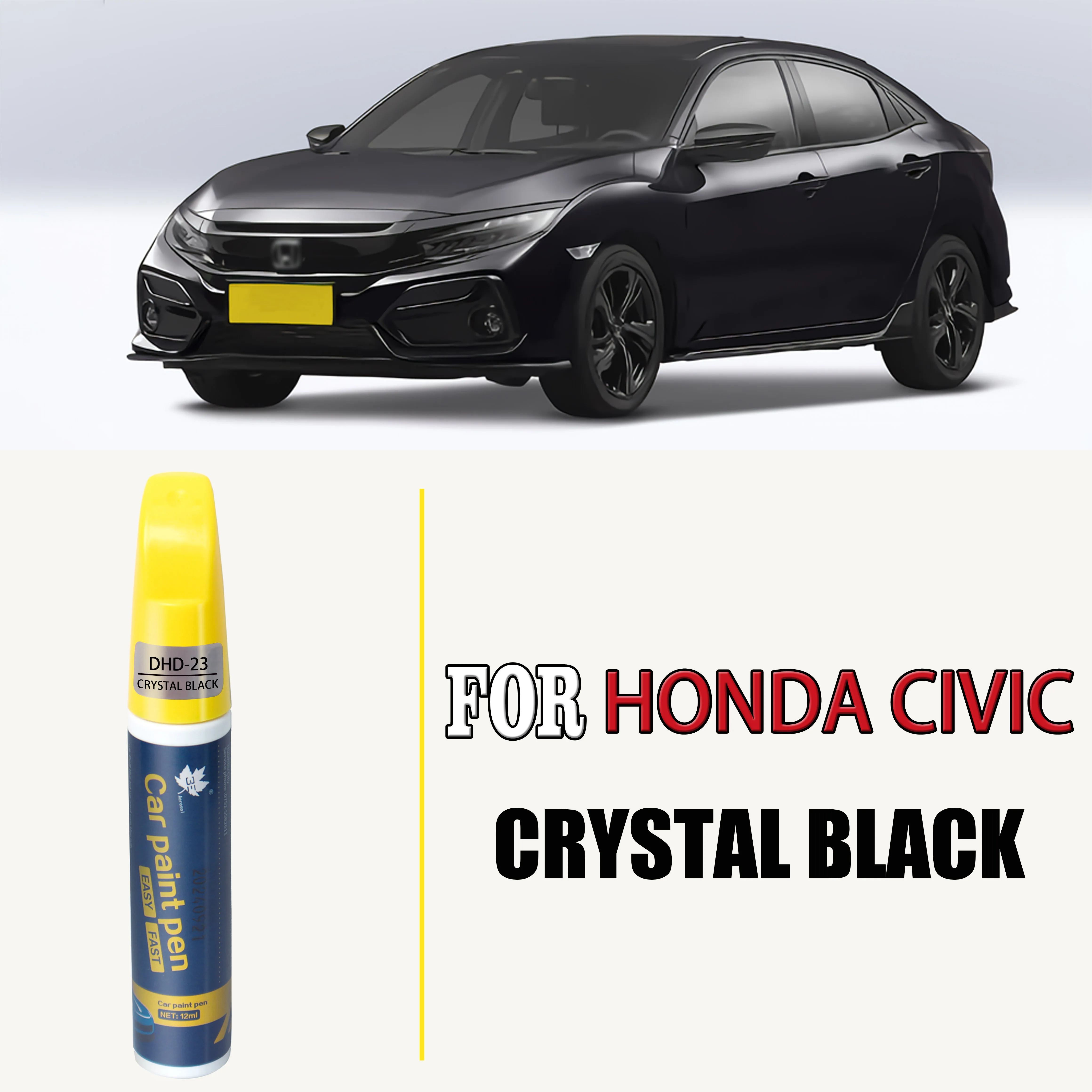 

Ручка для ремонта автомобильной краски для Honda Civic, уход за краской, ручка для рисования, автомобильная ручка Rimuovi Graffi, авто аксессуары для авто