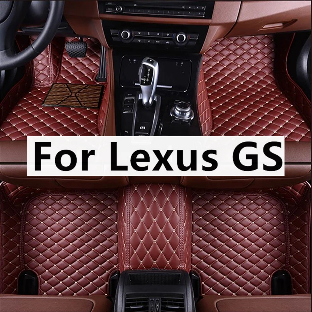 

Однотонные алмазные автомобильные коврики на заказ для Lexus GS GS200t GS250 GS300 GS350 GS430, аксессуары для ног, автомобильные коврики
