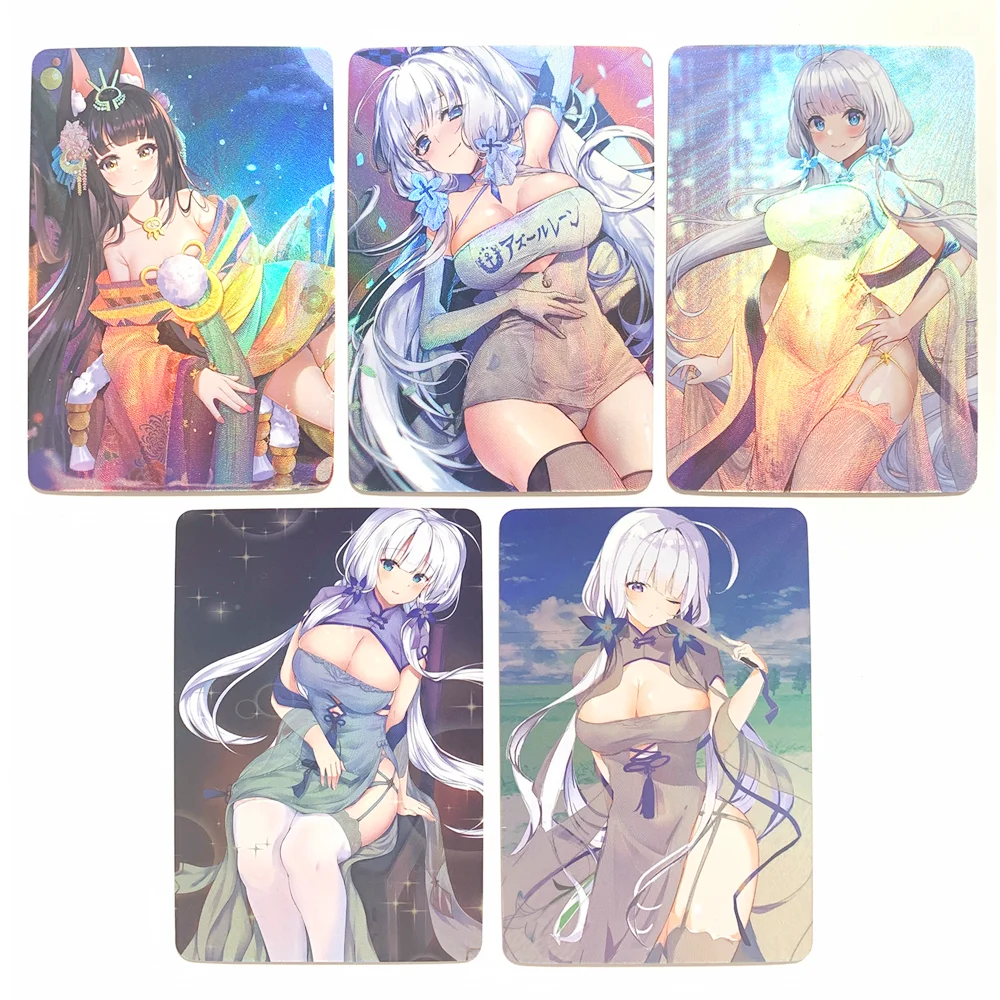 

5 шт./компл. ACG Сексуальная Великолепная Красивая карточка, игрушка, хобби, карточка из аниме, сексуальная обнаженная игрушка, карточка для дж...