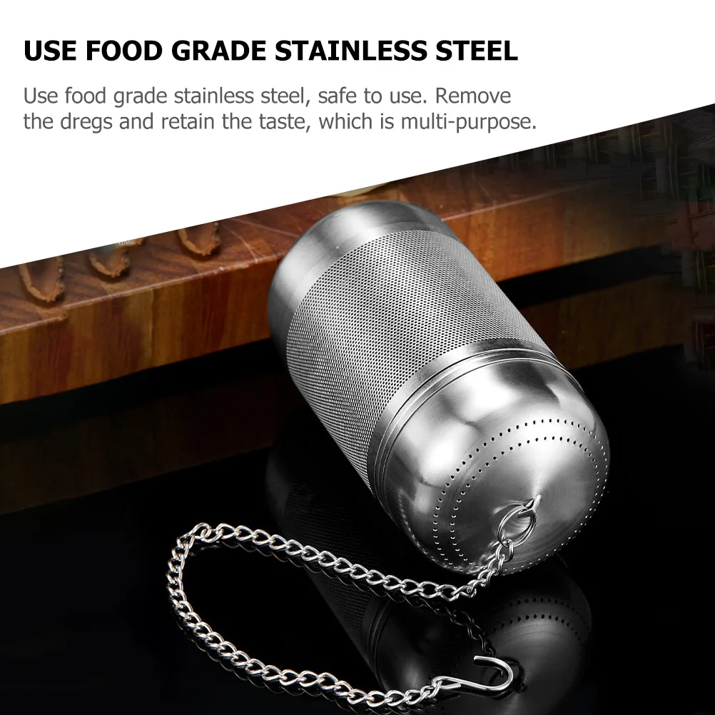 

Stainless Steel Seasoning Ball Tea Loose Leaf Chinese Medicine Strainer Fine Mesh Spice Traditional Kitchen Filter Soup
