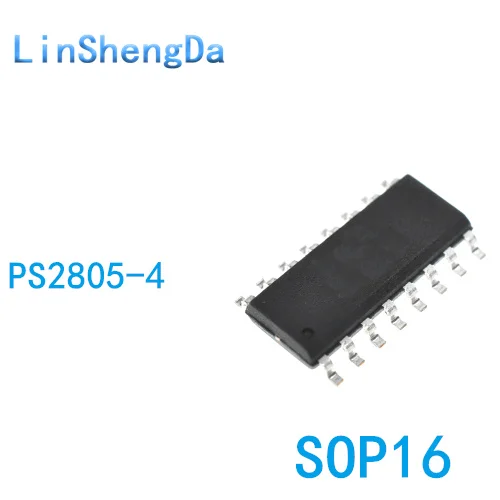 

10 шт PS2805-4 SOP16 патч четырехсторонний оптрон PS2805C-4