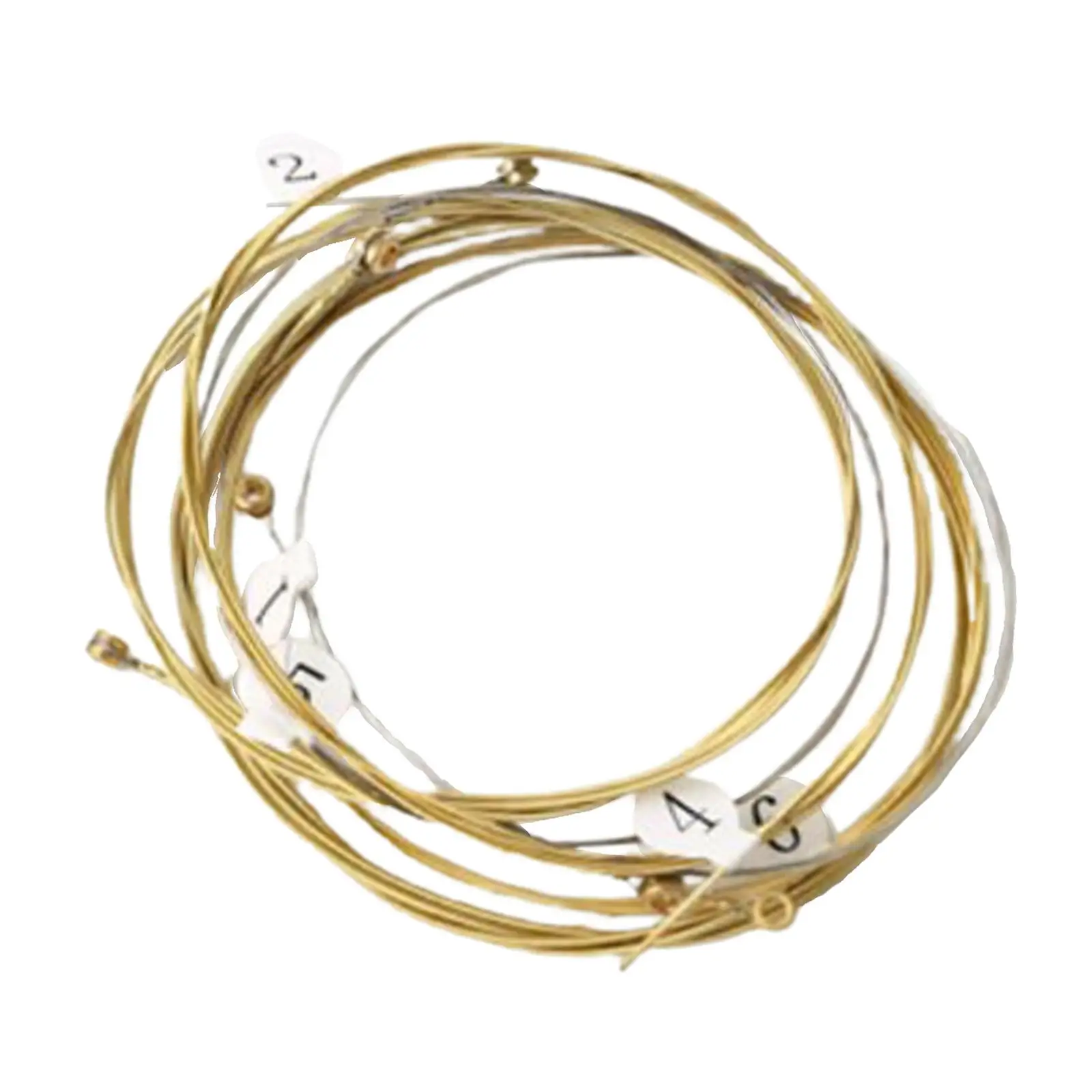 

6x прочные Струны для акустической гитары, рандовые Струны для начинающих, аксессуары для Народной акустической гитары