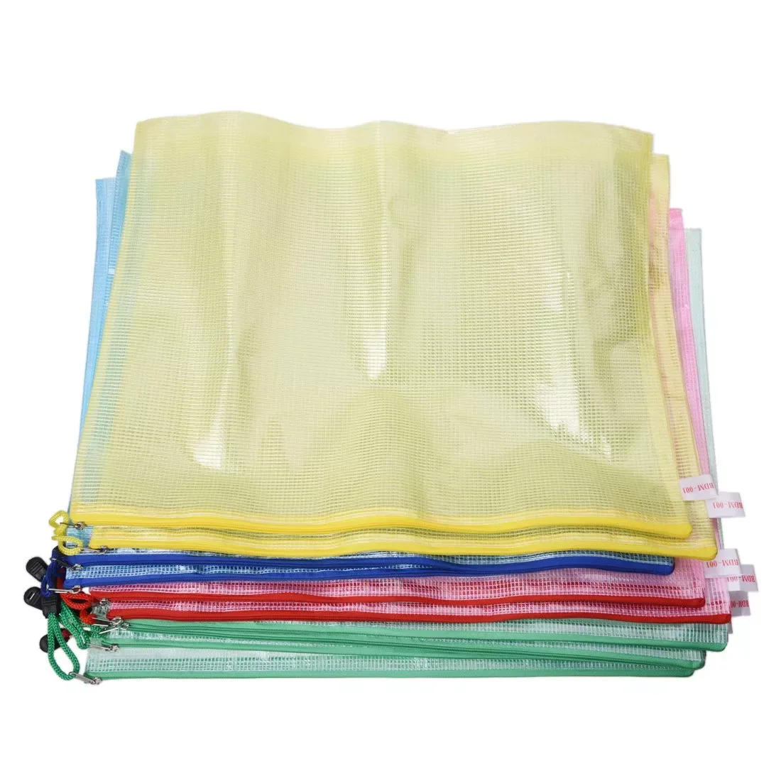 

Pcs Netting Surface A3 Document File Holder Zipper Bag Multicolor