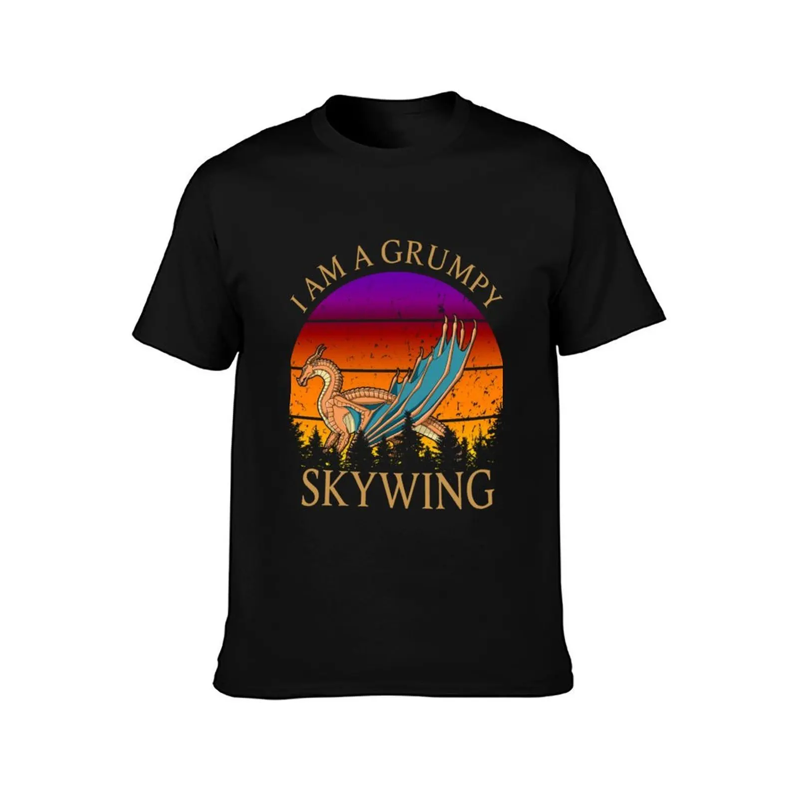 Фото Футболка Wings Of Fire - I Am A Grumpy Skywing с абстрактным принтом №2