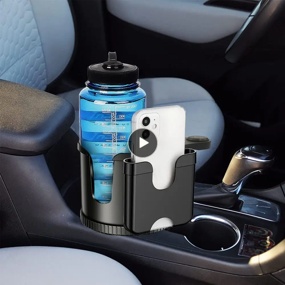 

Water Cup Holder High Capacity Black Multi-function Shelf Adjustable Phone Stand Cup Holder Car Holder Car Cup Holder Shockproof