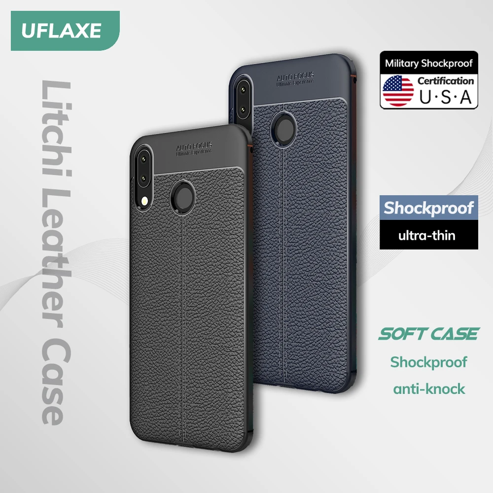 UFLAXE Original Shockproof Case for Asus Zenfone 5 ZE620KL Zenfone 5Z ZS620KL Soft Silicone Back Cover TPU Leather Casing