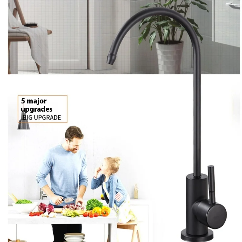 Фильтр для воды кран бессвинцовый нержавеющая сталь 304 очистка прямая питьевая