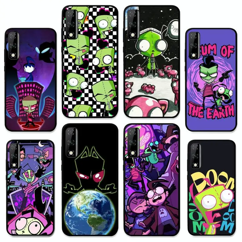 

Invader Zim Phone Case for Huawei Y 6 9 7 5 8s prime 2019 2018 enjoy 7 plus