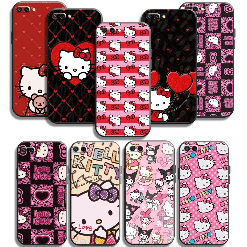 

TAKARA TOMY Hello Kitty Phone Cases For Huawei Honor Y6 Y7 2019 Y9 2018 Y9 Prime 2019 Y9 2019 Y9A Cases Coque Soft TPU Carcasa