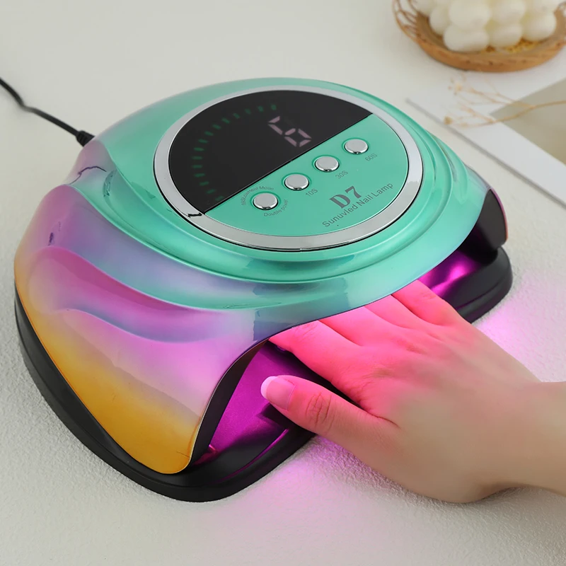 

2023 Lastest LED UV Lamp 208W D7 Intelligent Nail Lamp For Fast Drying Nail Lamp 66LED Nail Polish Dryer Machine