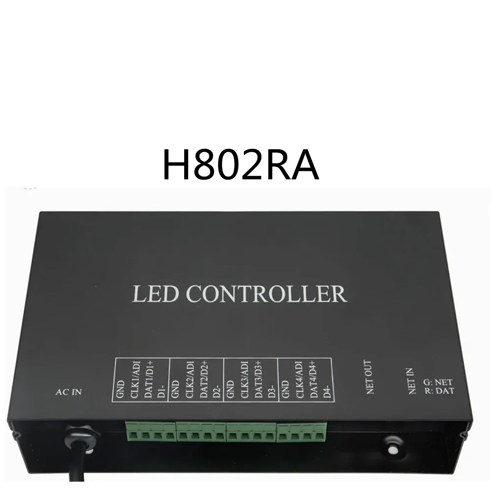 Фото Контроллер пикселей H802RA RGBIC LED StripSPI подходит для светодиодной ленты WS2812BWS2811WS2815 №1