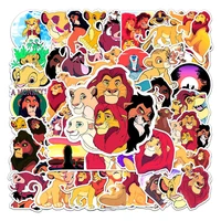 103050pcs disney stickers the lion king cartoon decals diy scrapbooking laptop bicycle laptop classic toy cool sticker for kid