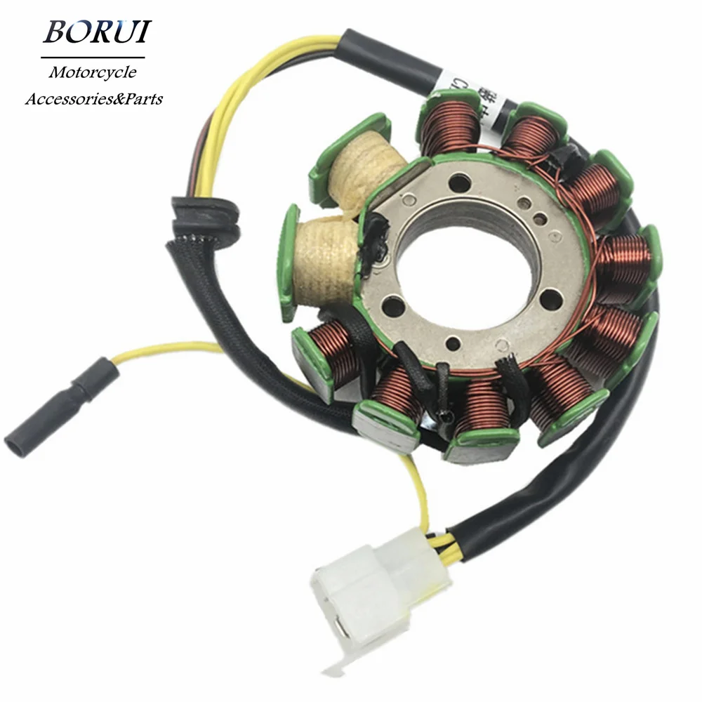 

Motorcycle Generator Stator Coil 11 Poles 4 Copper Wire Magneto For CH125 Motorcycle Accessories