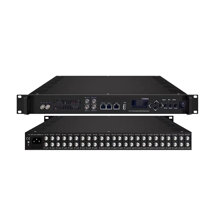 Фото Лидер продаж FN3394C DVB-T модулятор 16/24 FTA тюнер DVB-S2 в DVB-T трандулятор незаменимый для радио-телевизионного вещательного оборудования №3