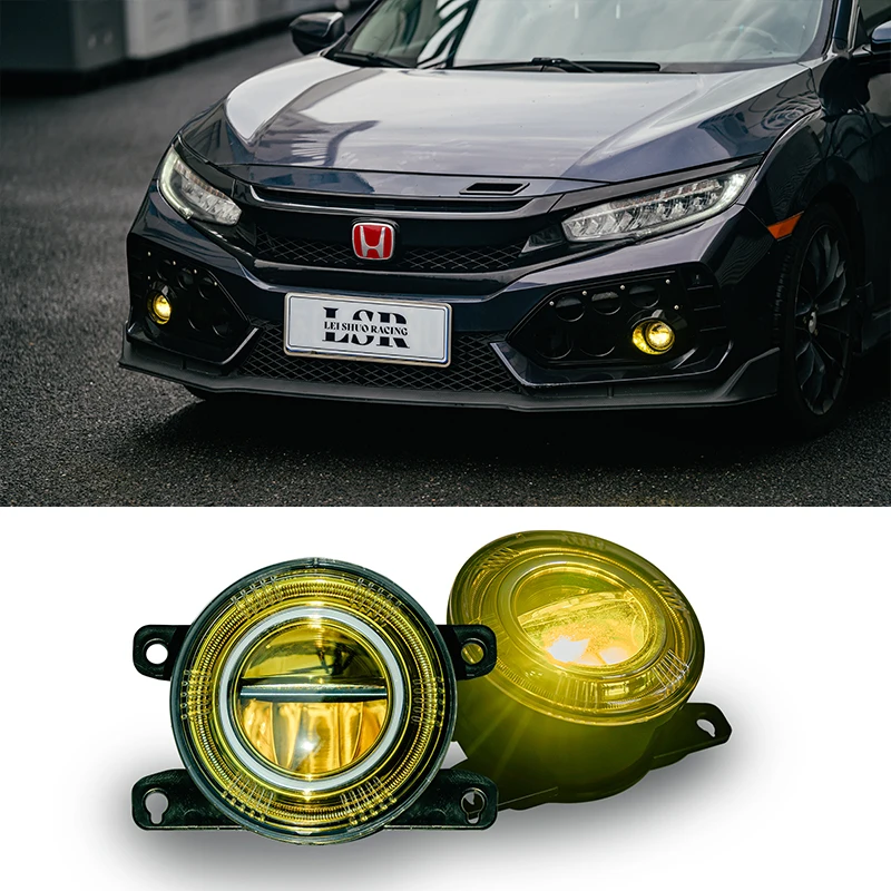 

Для противотуманных фар Honda Civic 10th 11th Gen хэтчбек типа R FC FE1 FL1 FK7 FK8 h11 крышка противотуманной фары 2016-2018 2019-2021 2022 2023